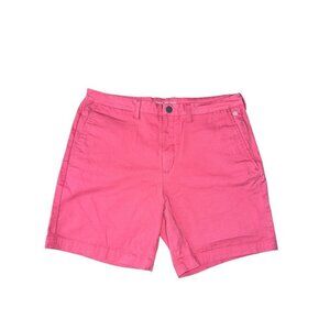 Mack Weldon Mens Maverick Tech Chino Short Sconset Red 7 Inch Short 34W